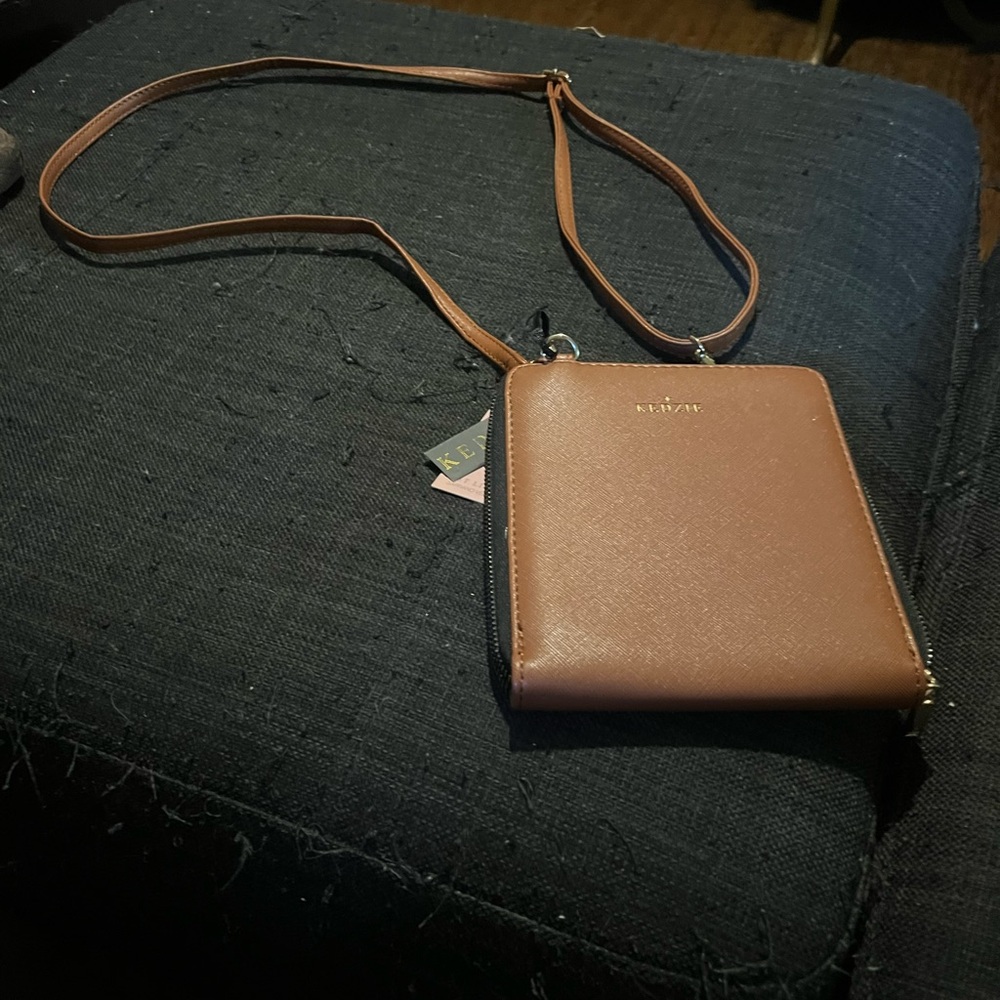 Elegant Brown Crossbody Bag